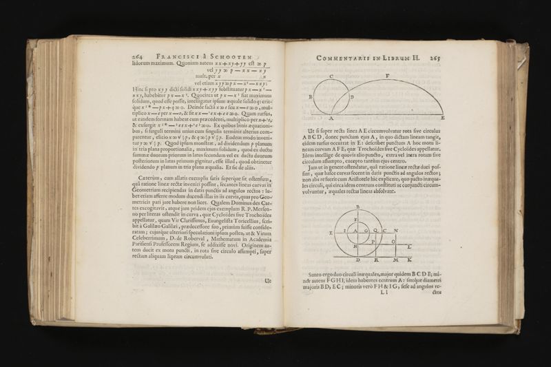 Geometria, à Renato Des Cartes, anno 1637 Gallicè edita; postea autem unà cum notis Florimondi de Beaune ... Gallicè conscriptis in Latinam linguam versa, & commentariis illustrata, operâ atque studio Francisci à Schooten ... Nunc demum ab eodem diligenter recognita, locupletioribus commentariis instructa, multisq́ue egregiis accessionibus, tam ad uberiorem explicationem, quàm ad ampliandam hujus geometriæ excellentiam facientibus, exornata, quorum omnium catalogum pagina versa exhibet