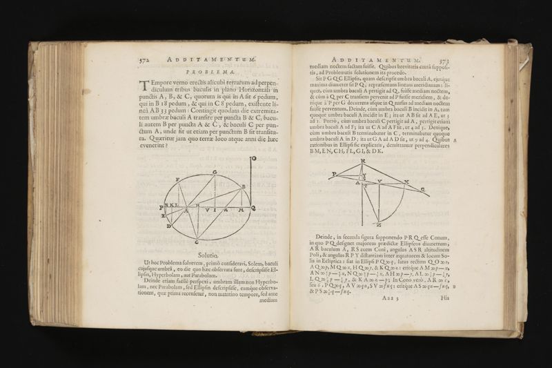 Geometria, à Renato Des Cartes, anno 1637 Gallicè edita; postea autem unà cum notis Florimondi de Beaune ... Gallicè conscriptis in Latinam linguam versa, & commentariis illustrata, operâ atque studio Francisci à Schooten ... Nunc demum ab eodem diligenter recognita, locupletioribus commentariis instructa, multisq́ue egregiis accessionibus, tam ad uberiorem explicationem, quàm ad ampliandam hujus geometriæ excellentiam facientibus, exornata, quorum omnium catalogum pagina versa exhibet