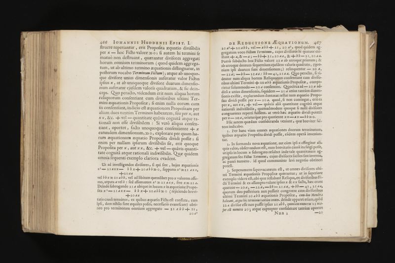 Geometria, à Renato Des Cartes, anno 1637 Gallicè edita; postea autem unà cum notis Florimondi de Beaune ... Gallicè conscriptis in Latinam linguam versa, & commentariis illustrata, operâ atque studio Francisci à Schooten ... Nunc demum ab eodem diligenter recognita, locupletioribus commentariis instructa, multisq́ue egregiis accessionibus, tam ad uberiorem explicationem, quàm ad ampliandam hujus geometriæ excellentiam facientibus, exornata, quorum omnium catalogum pagina versa exhibet