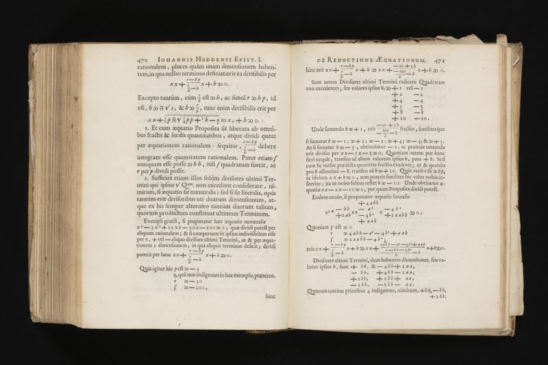 Geometria, à Renato Des Cartes, anno 1637 Gallicè edita; postea autem unà cum notis Florimondi de Beaune ... Gallicè conscriptis in Latinam linguam versa, & commentariis illustrata, operâ atque studio Francisci à Schooten ... Nunc demum ab eodem diligenter recognita, locupletioribus commentariis instructa, multisq́ue egregiis accessionibus, tam ad uberiorem explicationem, quàm ad ampliandam hujus geometriæ excellentiam facientibus, exornata, quorum omnium catalogum pagina versa exhibet