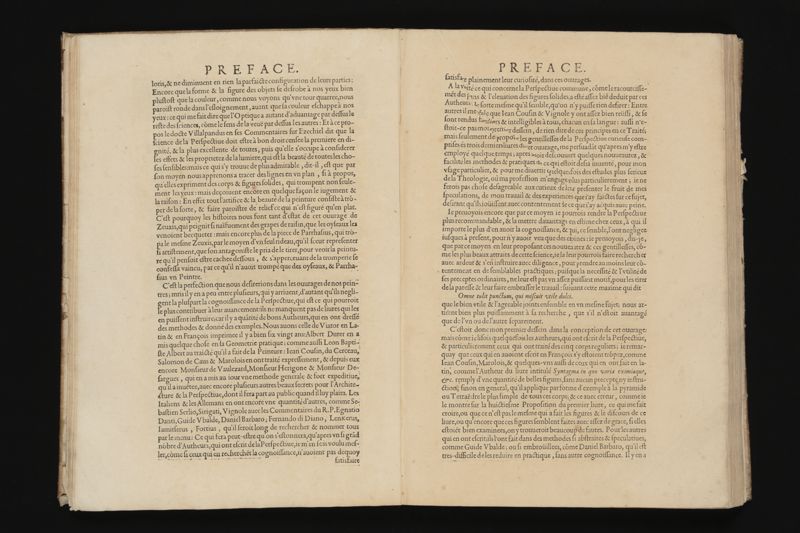 La perspective curieuse, ou, Magie artificiele des effets merveilleux. De l'optique, par la vision directe. La catoptrique, par la reflexion des miroirs plats, cylindriques & coniques. La dioptrique, par la refraction des crystaux. ... Oeuure tres-vtile aux peintres, architectes, graueurs, sculpteurs, & à tous autres qui se seruent du dessein en leurs ouurages
