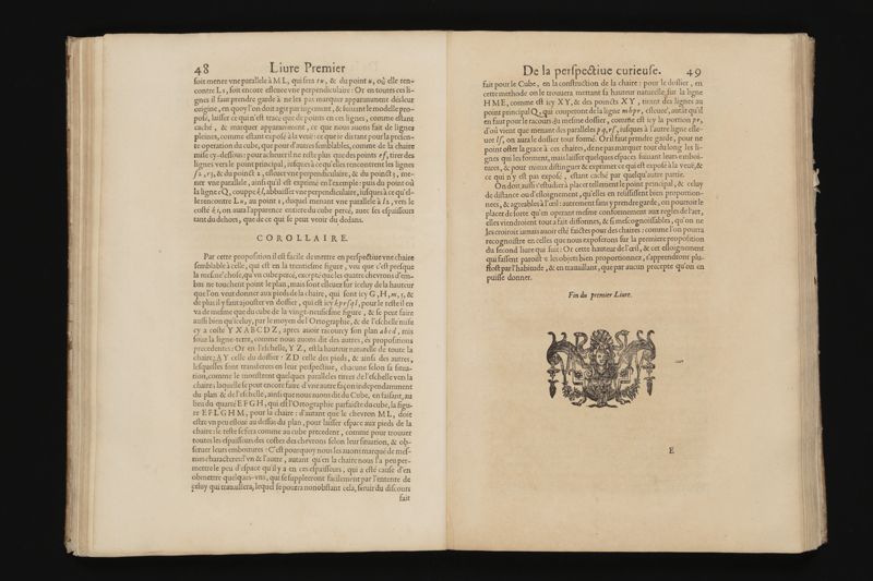 La perspective curieuse, ou, Magie artificiele des effets merveilleux. De l'optique, par la vision directe. La catoptrique, par la reflexion des miroirs plats, cylindriques & coniques. La dioptrique, par la refraction des crystaux. ... Oeuure tres-vtile aux peintres, architectes, graueurs, sculpteurs, & à tous autres qui se seruent du dessein en leurs ouurages