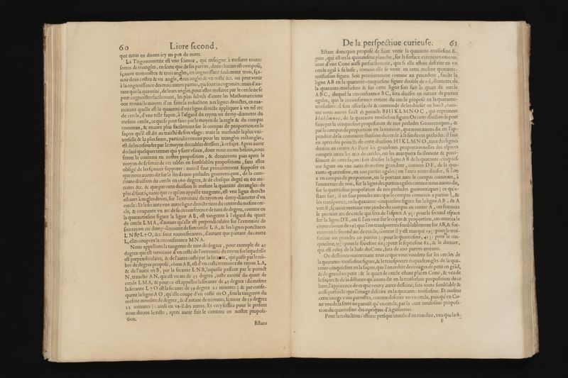 La perspective curieuse, ou, Magie artificiele des effets merveilleux. De l'optique, par la vision directe. La catoptrique, par la reflexion des miroirs plats, cylindriques & coniques. La dioptrique, par la refraction des crystaux. ... Oeuure tres-vtile aux peintres, architectes, graueurs, sculpteurs, & à tous autres qui se seruent du dessein en leurs ouurages