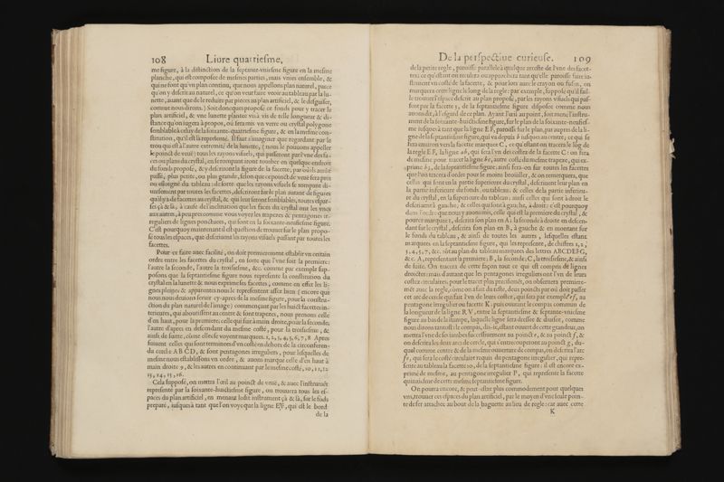 La perspective curieuse, ou, Magie artificiele des effets merveilleux. De l'optique, par la vision directe. La catoptrique, par la reflexion des miroirs plats, cylindriques & coniques. La dioptrique, par la refraction des crystaux. ... Oeuure tres-vtile aux peintres, architectes, graueurs, sculpteurs, & à tous autres qui se seruent du dessein en leurs ouurages