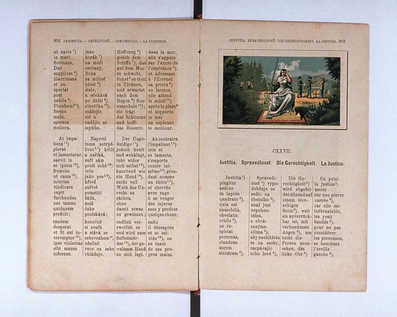 Joan. Amos. Comenii Orbis pictus ; Svět v obrazých ; Die Welt in Bildern ; Le monde en tableaux