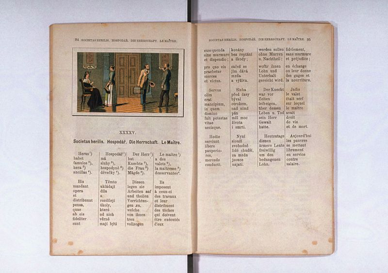 Joan. Amos. Comenii Orbis pictus ; Svět v obrazých ; Die Welt in Bildern ; Le monde en tableaux