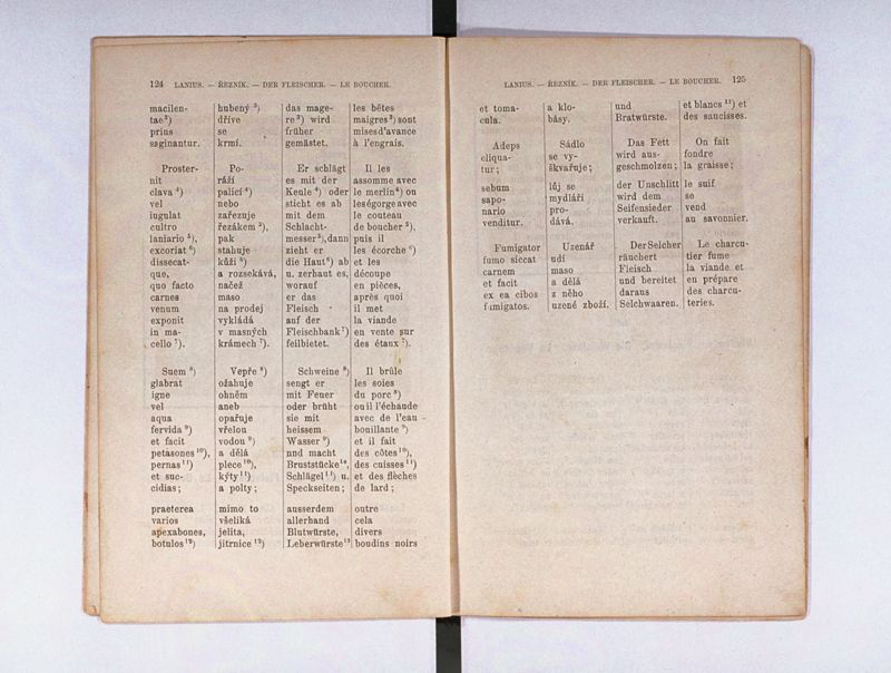 Joan. Amos. Comenii Orbis pictus ; Svět v obrazých ; Die Welt in Bildern ; Le monde en tableaux