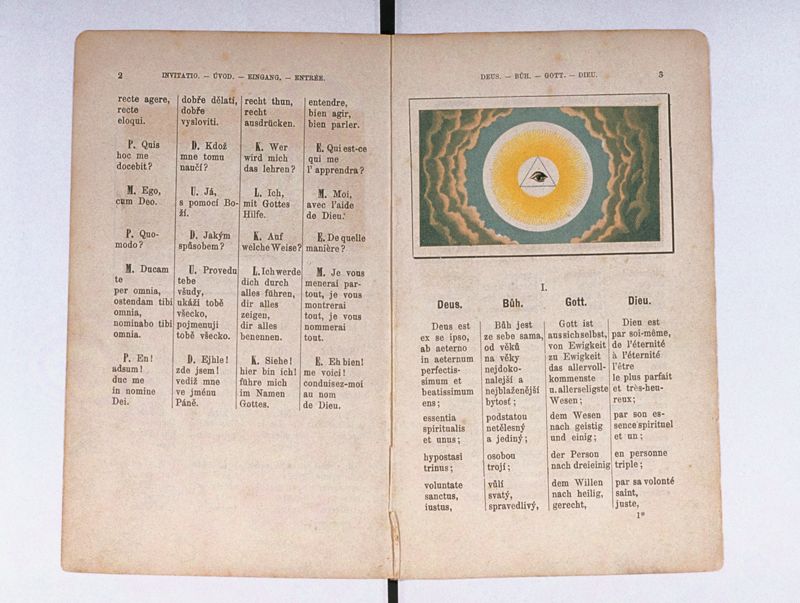 Joan. Amos. Comenii Orbis pictus ; Svět v obrazých ; Die Welt in Bildern ; Le monde en tableaux