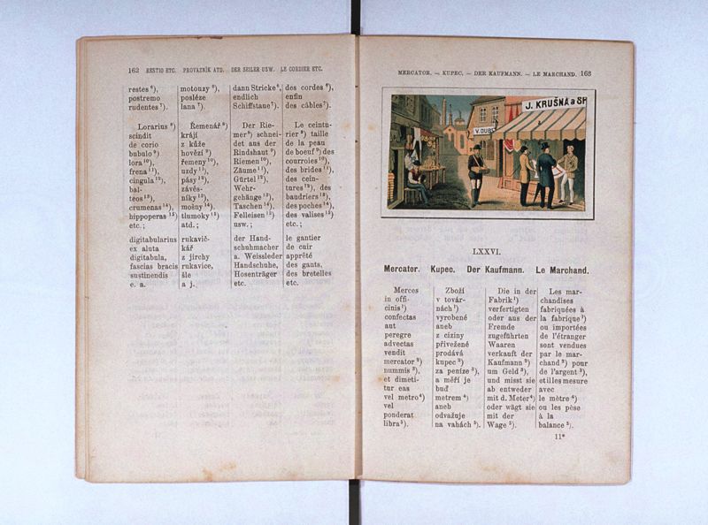 Joan. Amos. Comenii Orbis pictus ; Svět v obrazých ; Die Welt in Bildern ; Le monde en tableaux