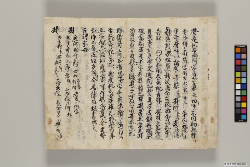 悉曇要决 , 巻第1