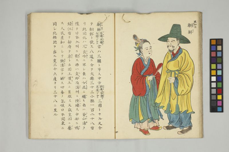 外蕃容貌圖画 , 乾