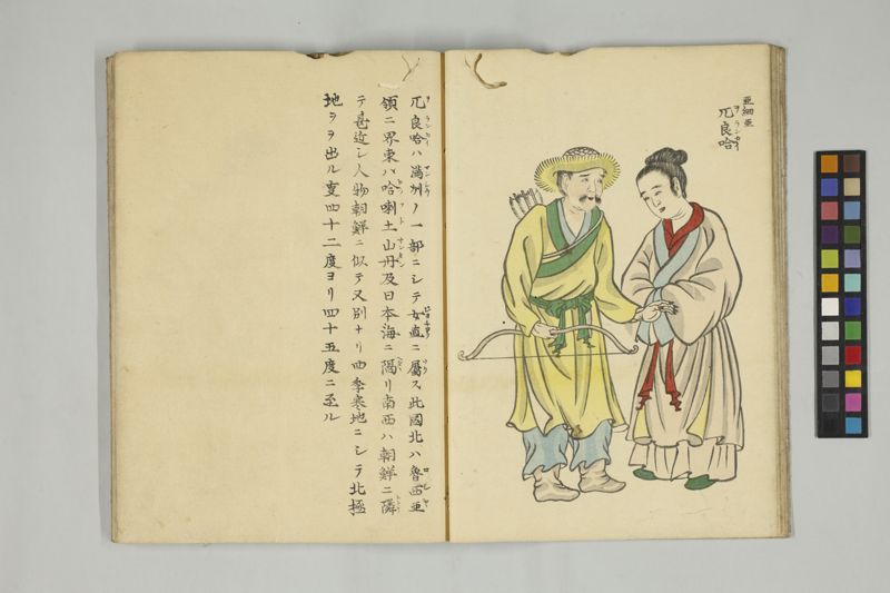 外蕃容貌圖画 , 乾