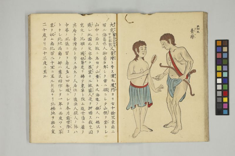 外蕃容貌圖画 , 乾