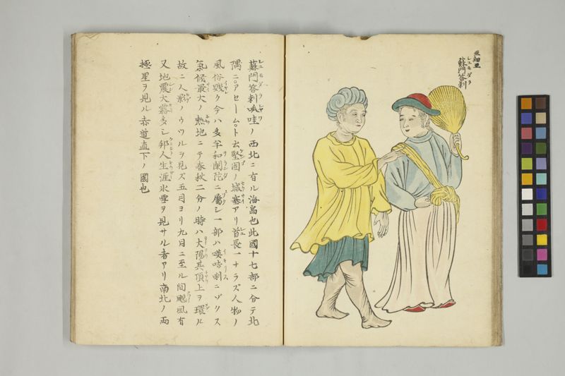 外蕃容貌圖画 , 乾