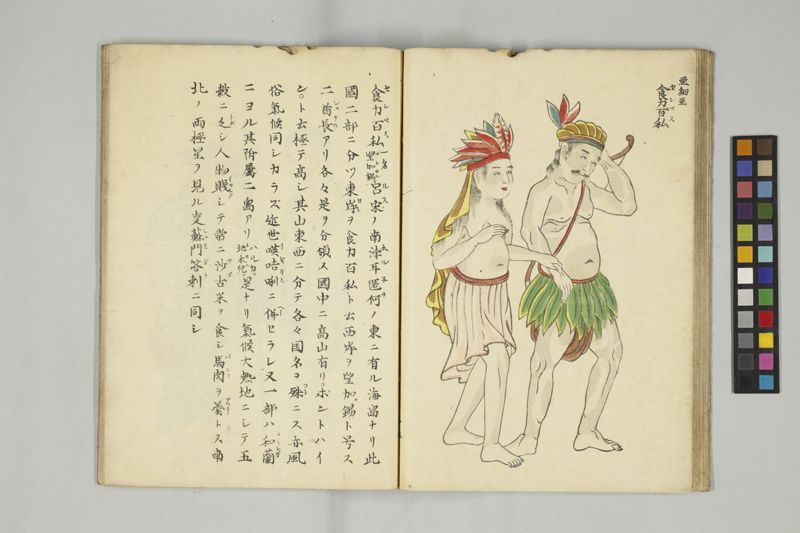 外蕃容貌圖画 , 乾