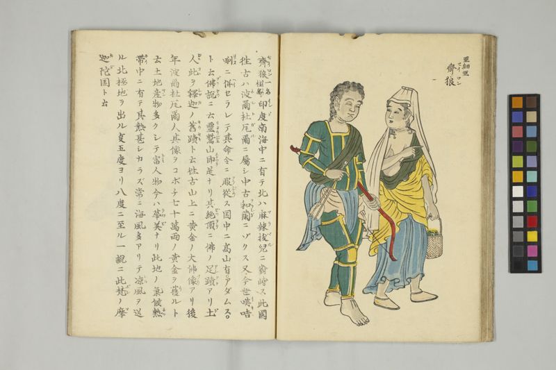 外蕃容貌圖画 , 乾