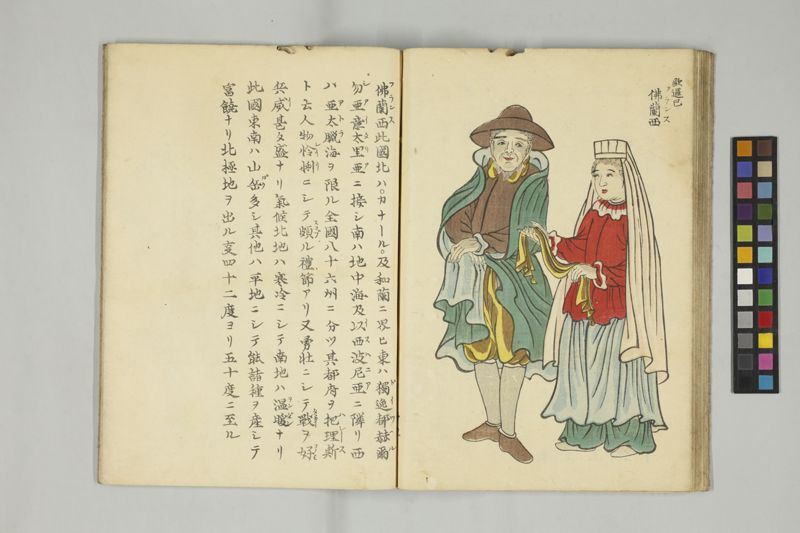 外蕃容貌圖画 , 乾