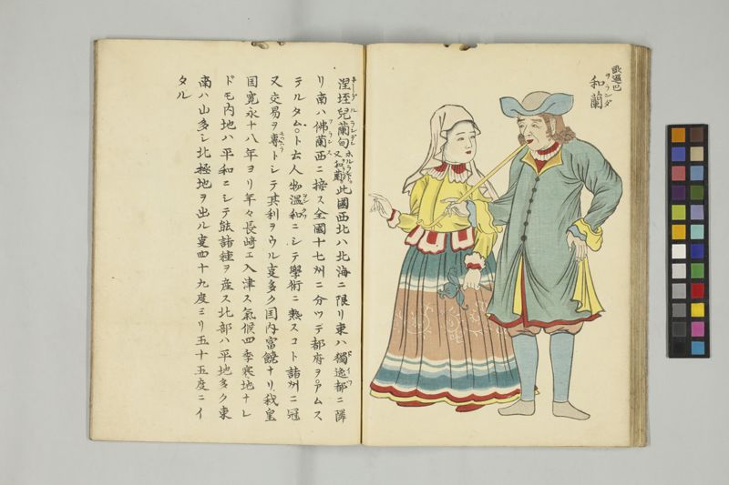 外蕃容貌圖画 , 乾