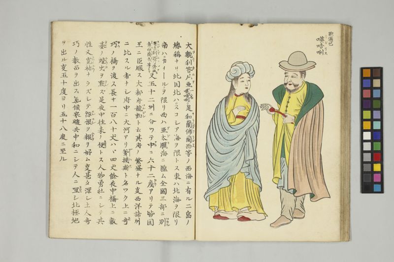 外蕃容貌圖画 , 乾