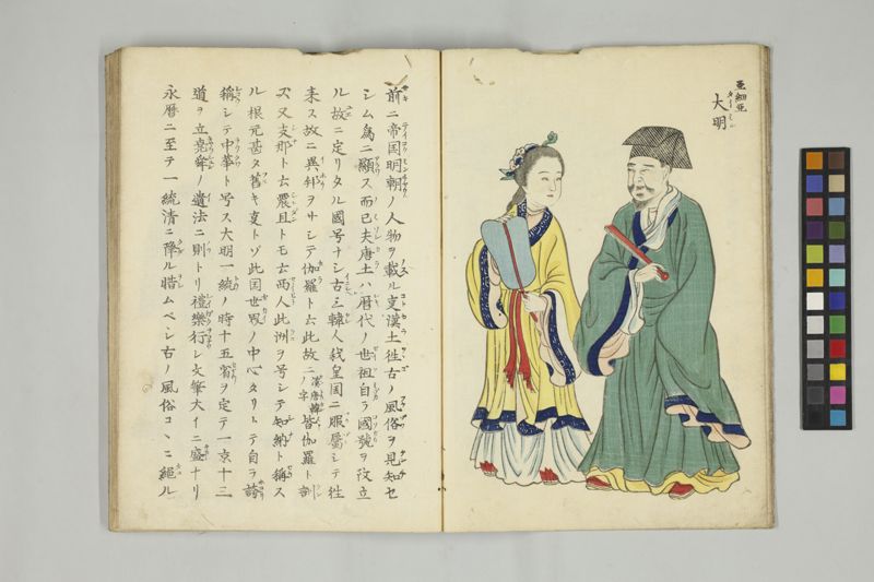 外蕃容貌圖画 , 乾