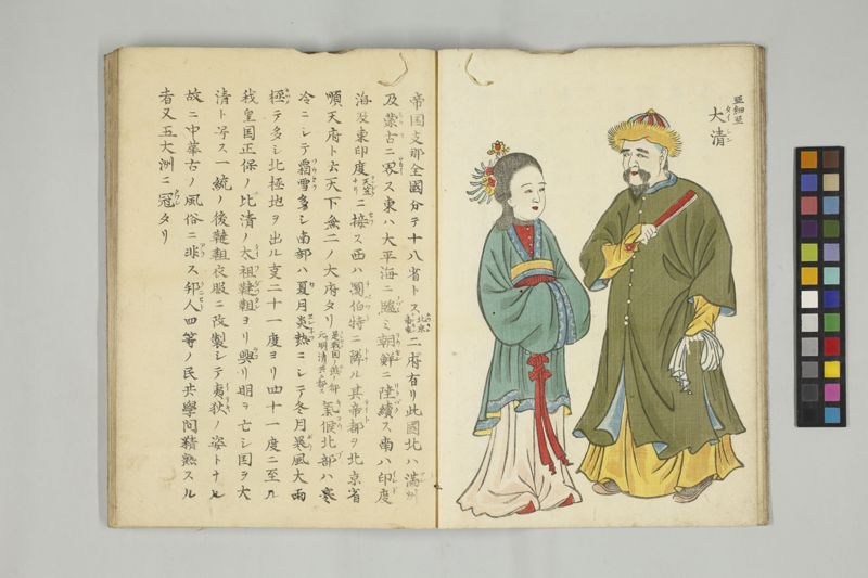 外蕃容貌圖画 , 乾