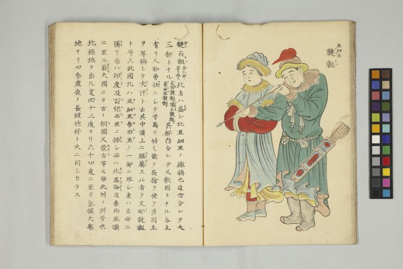 外蕃容貌圖画 , 乾